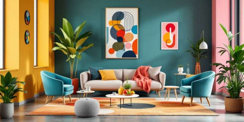 Moderne Bauhaus-Möbel in einem stilvollen Interieur.