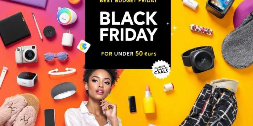 Vielfältige Produkte unter 50 Euro für Black Friday Angebote.