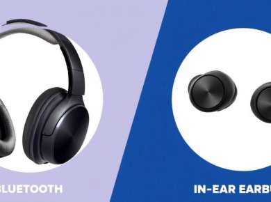 Bluetooth Over-Ear und In-Ear Kopfhörer im Vergleich.