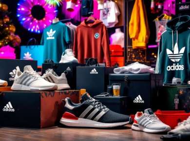 Adidas Produkte im Angebot während des Black Friday Sales.