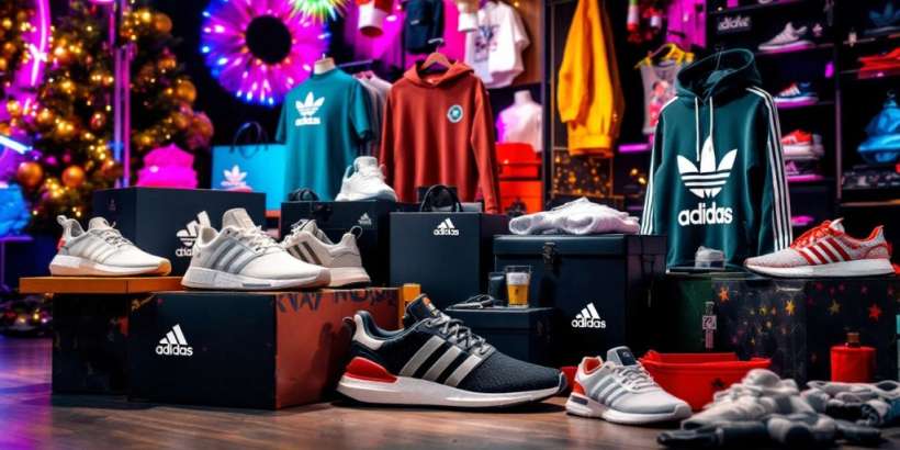 Adidas Produkte im Angebot während des Black Friday Sales.