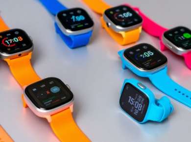 Preiswerte Smartwatches in verschiedenen Farben und Designs.