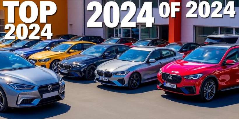 Die besten Autos 2024 in einer lebendigen Umgebung.