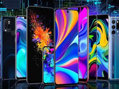 Die neuesten Smartphones des Jahres 2025 in einer Collage.