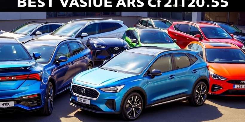 Bilder der besten Preis-Leistungs-Autos 2025 im Vergleich.