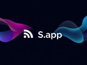 RSS.app Logo mit Feed-Symbolen.